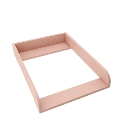 Afbeelding van REGALIK Aankleedopzetstuk voor Malm IKEA 72cm x 50cm Afneembaar aankleedtafelopzetstuk commode in roos Afgesloten met ABS materiaal 2 mm afgeronde frontplaten