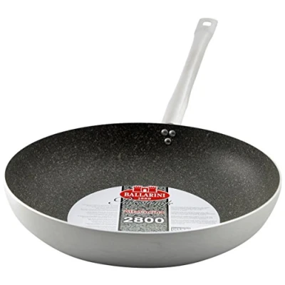 Afbeelding van BALLARINI hoge pan b53t60 1 handvat diameter van 40 cm graniet