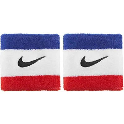 Afbeelding van Nike polsband set van 2 blauw/wit/rood