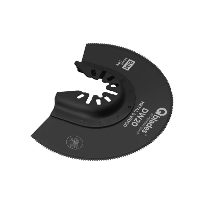 Afbeelding van Qblades DW20 88mm multitool Bi metalen sementzaagblad Hout en Metaal (DeWalt)