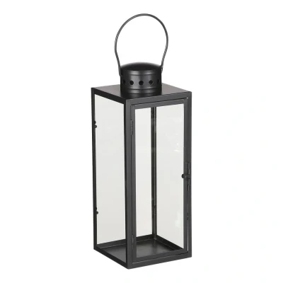 Afbeelding van Arzilla Lantaarn L13,5 x B13 H34,5 cm Zwart