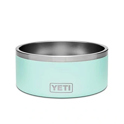 Afbeelding van YETI Boomer 8, roestvrij staal, antislip hondenbak, houdt 64 oz, zeeschuim