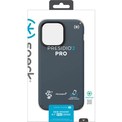Afbeelding van Speck Presidio2 Pro Apple iPhone 14 Max Charcoal Grey with Microban