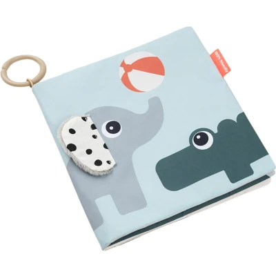 Afbeelding van Done by Deer Tummy time soft book friends Colour mix