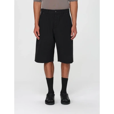 Afbeelding van Relaxed Fit Cotton Twill Shorts with Front Button Closure and