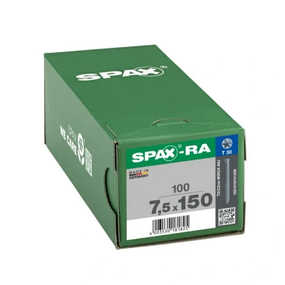 Afbeelding van Spax RA T star kozijnschr. vz ck 7.5x150mm Torx TX30 (100 st)