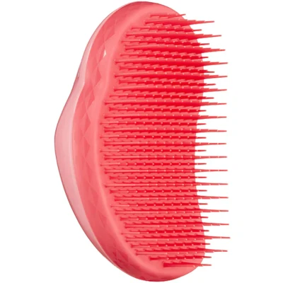 Afbeelding van Tangle Teezer The Thick &amp; Curly haarborstel om te ontwarren, handpalmvriendelijk, geschikt voor vochtig en droog haar, kroesvrije super gedefinieerde krullen, lipstick duo