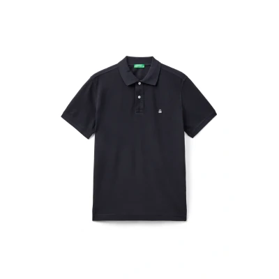 Afbeelding van United Colors of Benetton Poloshirt, Heren, Maat: XS, Black