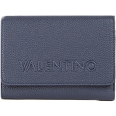 Afbeelding van VALENTINO Portemonnee Rised Re Wallet Blu Donkerblauw