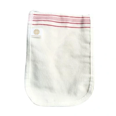 Afbeelding van Turkse Hoog Kwaliteit Kelebek ZenXhome Peeling handschoenen Hamam Kese Body Exfoliërende Scrub Peel Sauna Handschoen Spa Cellilute Verwijderaar Mitt Huidverzorging (White, Medium Soft Scrub)