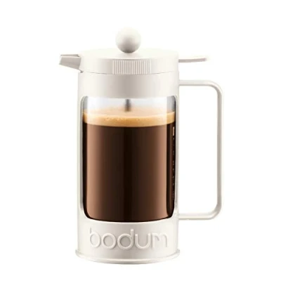 Afbeelding van Bodum BEAN Koffiezetapparaat voor 8 kopjes, persfiltersysteem, geïsoleerd, lekbescherming, 1,0 liter, crèmekleurig