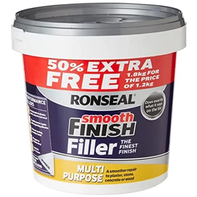 Afbeelding van Ronseal 36546 Multifunctionele Muurvuller, Wit, 1,8 kg