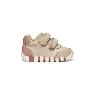 Afbeelding van Geox B Iupidoo Sneakers laag voor kinderen, Maat: 23, Papyrus light rose Leer/ synthetisch