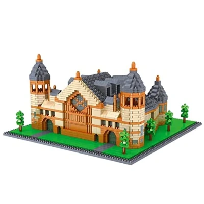 Afbeelding van Architectonische reproductie om te bouwen met miniatuur blokken. Universiteit van Princeton
