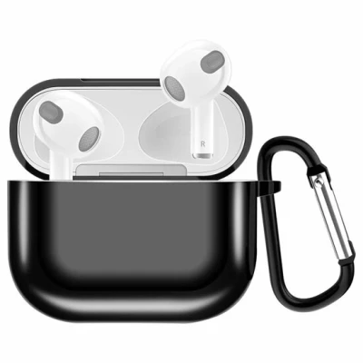 Afbeelding van AirPods 3 hoesje TPU Electroplating series Zwart Optimale bescherming voor jouw