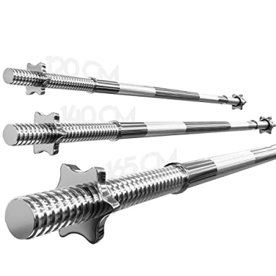 Afbeelding van Physionics® lange halterstang 140 cm , Ø 30 mm verchroomd, 8 kg, stersluitingen, tot 300 kg belastbaar hal...