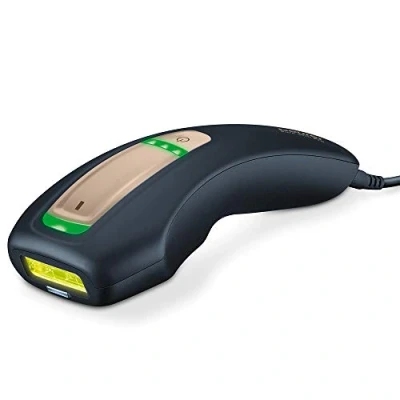 Afbeelding van Beurer IPL 5800 Pure Skin Pro Black Lichtontharingsapparaat Compact Auto Flash modus UV filter Ideaal voor moeilijk bereikbare/kleine lichaamsdelen Tot 600.000 lichtimpulsen Incl. netadapter 3 Jaar garantie