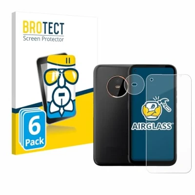 Afbeelding van BROTECT Screenprotector voor Gigaset GX6 (Voor+Camera) Folie Beschermfolie Beschermglas transparant (6 Stuks)