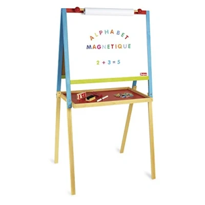 Afbeelding van Jeujura 8743 multifunctioneel wandbord van hout, met tekenfunctie, meerkleurig
