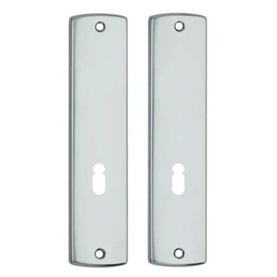 Afbeelding van AXA Curve Binnendeurschilden Enkel SL56 F1 Geanodiseerd 180x41mm 6350 60 91/E