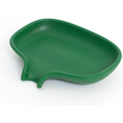 Afbeelding van Bosign Zeepbakje Soap Saver Flow Donkergroen 13,5 x 10,5 2,5 cm