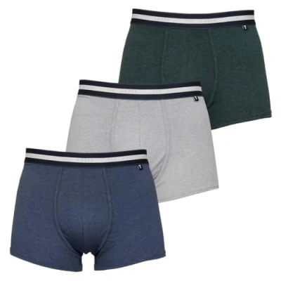 Afbeelding van Ted Baker heren boxershorts Donker denim/grijs gemêleerd/Scarabee XL