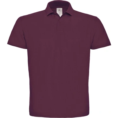 Afbeelding van Unisex Polo ID.001 Wijnrood merk B&amp;C maat XL