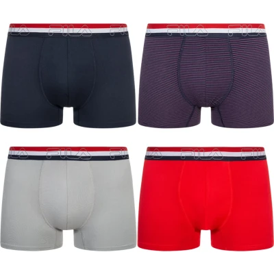 Afbeelding van FILA boxershort heren 4 stuks maat L model 2 onderbroeken