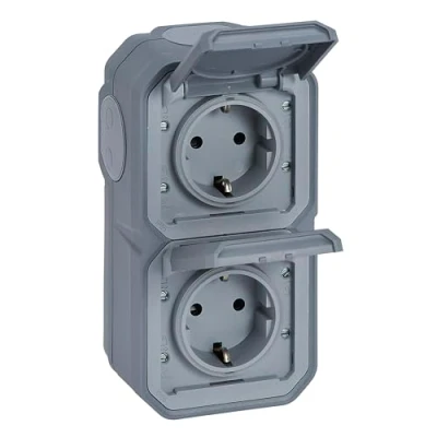Afbeelding van Legrand plexo wcd ra 2v verticaal compleet grijs 069744l