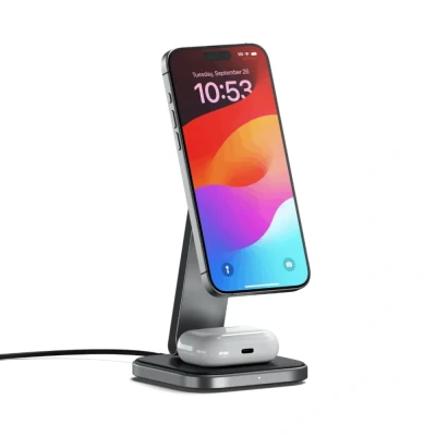 Afbeelding van Satechi 2 in 1 Foldable Qi2 Charging Stand