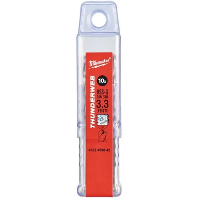 Afbeelding van Metaalboor Hss G Thunderweb 3,3 X 65 Mm (10 Stuks)