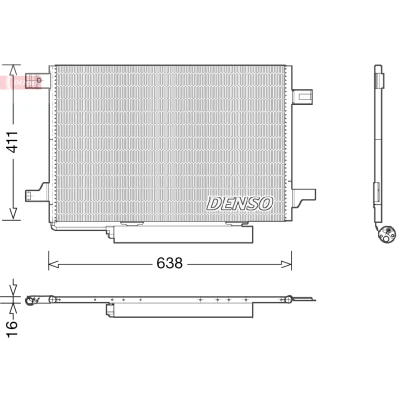 Afbeelding van Denso Airco condensor DCN17004