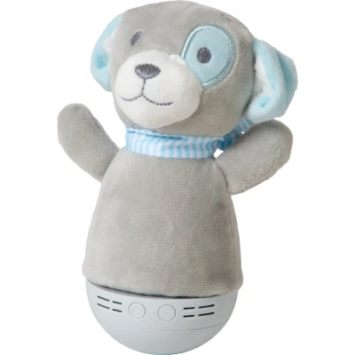 Afbeelding van Lucide DOLLY Tafellamp Kinderkamer Batterijen LED 1x3W 2700K Met muziekfunctie Grijs