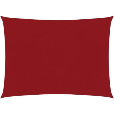 Afbeelding van vidaXL Zonnescherm rechthoekig 2x4 m oxford stof rood