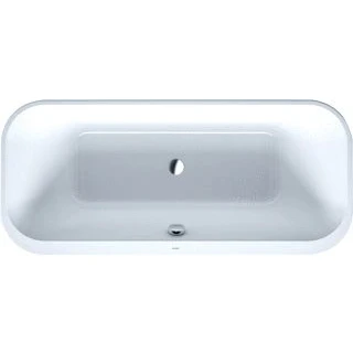 Afbeelding van Duravit Happy d.2 bad vrijstaand 180x80cm wit mat antraciet
