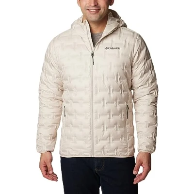 Afbeelding van Columbia Delta RIDGE Hooded Jacket Gewatteerde jas, Heren, Maat: XL, Dark stone