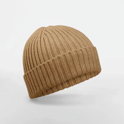 Afbeelding van Beechfield Kindermuts van biokatoen B341B Biscuit