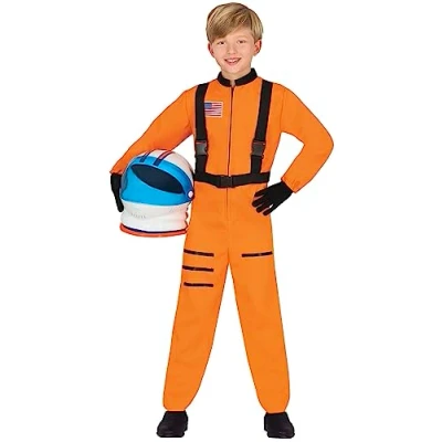 Afbeelding van Guirca Science Fiction &amp; Space Kostuum Astro Noud Van Oranje Kind 7 9 jaar Carnavalskleding Verkleedkleding