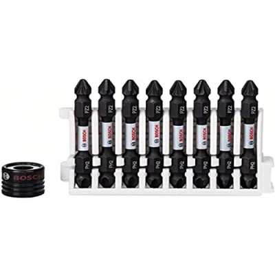 Afbeelding van Impact dubbel bit 65mm, 8xPH2 PZ2 + houd