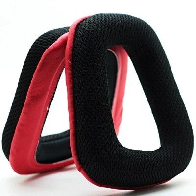 Afbeelding van MMOBIEL Koptelefoon oorkussens earpads geschikt voor: Logitech G35 G930 G430 F430 F450 Surround Gaming Headset , zwart/rood