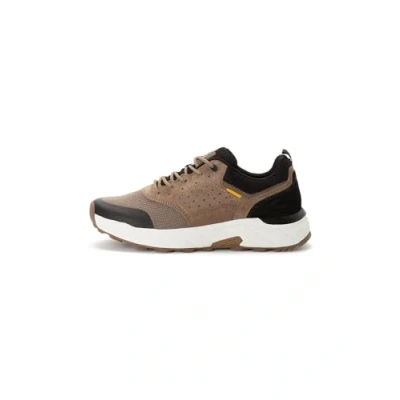 Afbeelding van camel active Sneaker Sneakers laag, Heren, Maat: 48, Schlamm schwarz Leer en textiel