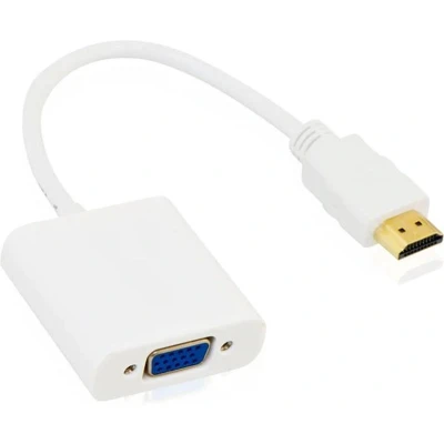 Afbeelding van HDMI naar VGA adapter / wit 0,15 meter