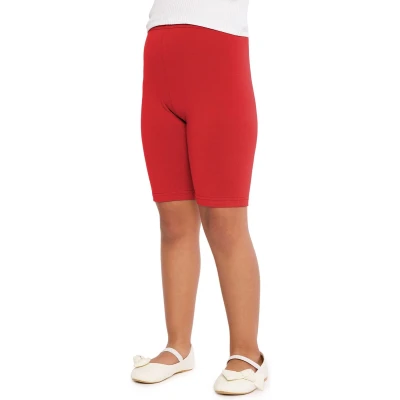 Afbeelding van Merry Style MS MS10 227 LE Meisjes Leggings Sport Vrijetijdsbroek Kort Katoen Sporbroek Yogabroek Rood 158
