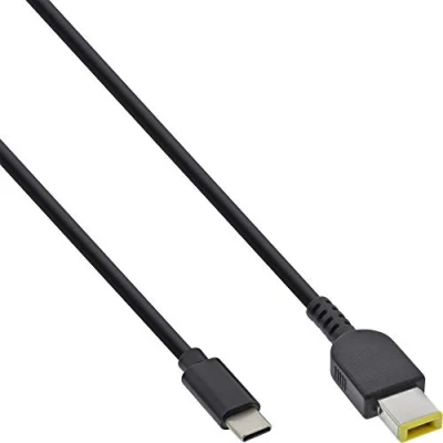 Afbeelding van InLine® USB Type C naar Lenovo Notebook (rechthoekig) oplaadkabel, 2 m