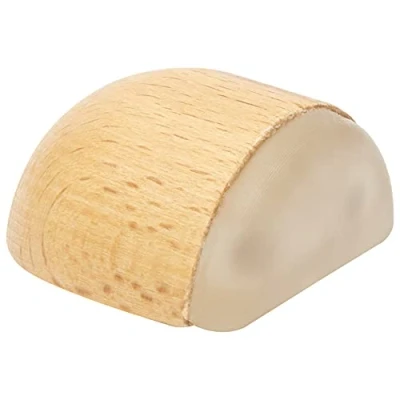 Afbeelding van WAGNER Vloer deurstopper HOUT 40 x 39 24 mm, massief beuken, zelfklevend, verwijderbaar zonder resten achter te laten 15509411