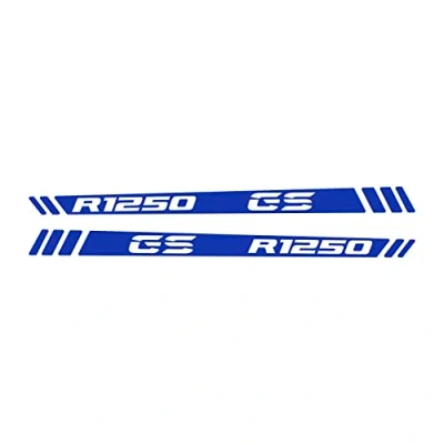 Afbeelding van Reflecterende stickers, 2 stuks, compatibel met motorfiets R 1250 GS Adventure handbescherming (blauw)