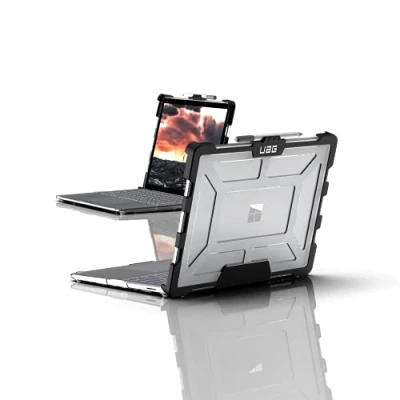 Afbeelding van URBAN ARMOR GEAR UAG ontworpen voor Microsoft Surface Laptop 4 (13,5 inch scherm) /Laptop 3 Case Plasma vederlicht doorschijnend robuust militair drop getest laptophoes, ijs