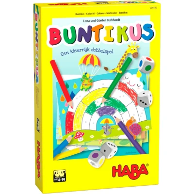 Afbeelding van Haba gezelschapsspel Buntikus junior papier/hout 18 delig (NL)