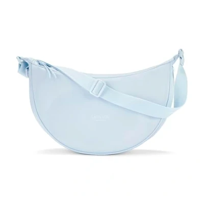Afbeelding van Larkson Solveig Medium HALF MOON Schoudertas, Maat: One Size, Ice blue