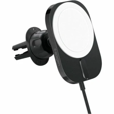 Afbeelding van Spigen OneTap Pro 3 Telefoon Auto Houder Compatibel met MagSafe Draadloos Opladen 15W Ventilatierooster